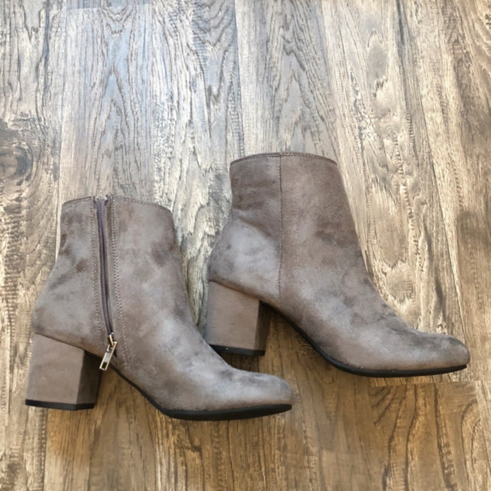 Macy's Elegant Gray Ankle Booties